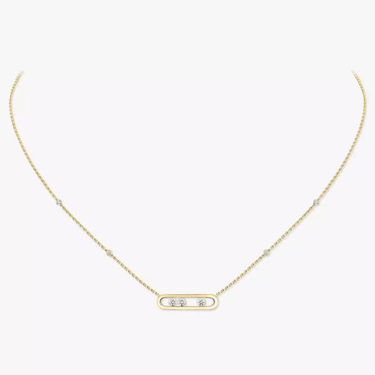 [Royal Jewellery] Baby Move Gold Diamond Necklace