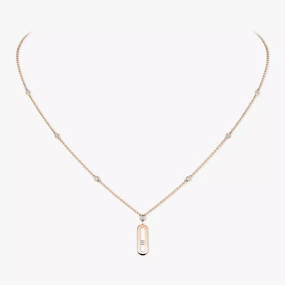 [Royal Jewellery] Move Uno Gold Diamond Long Necklace