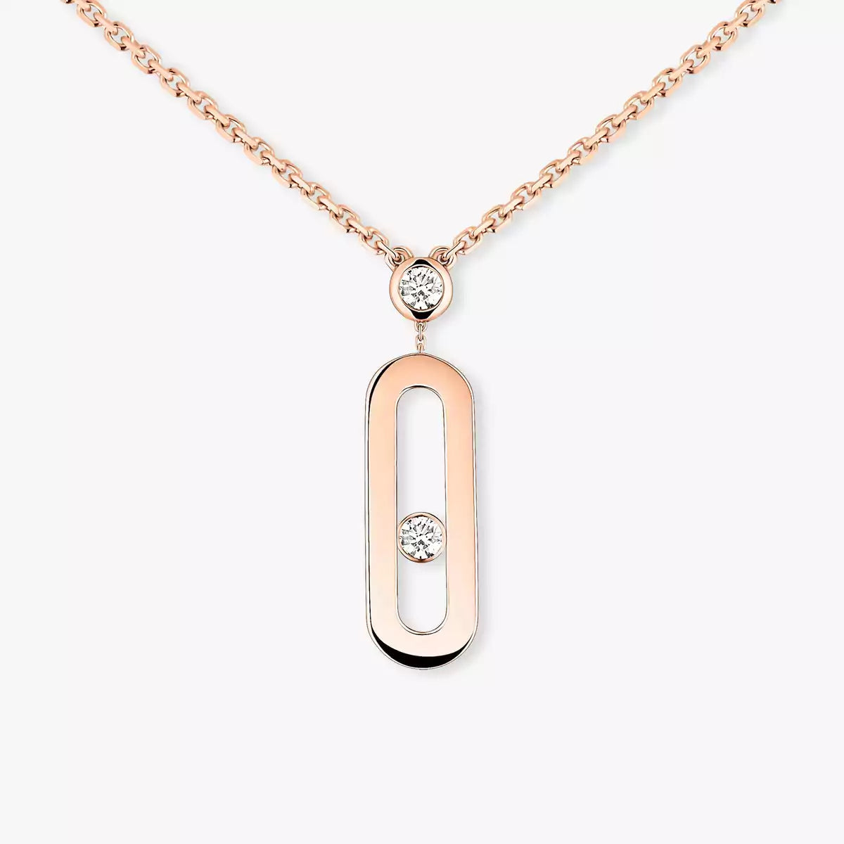 [Royal Jewellery] Move Uno Gold Diamond Long Necklace