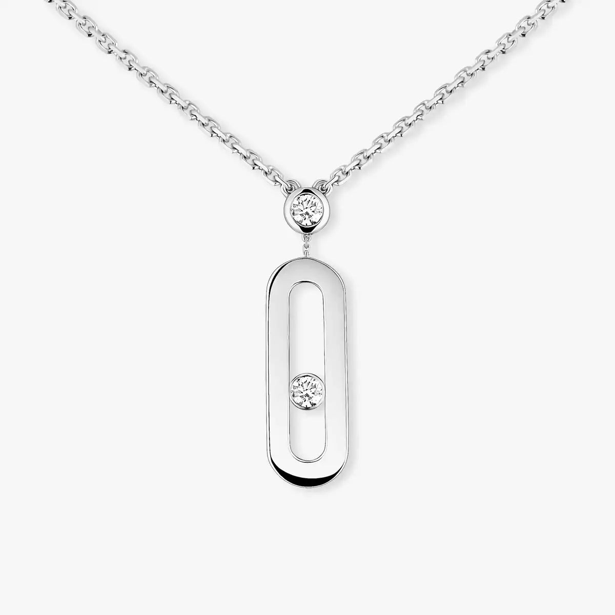 [Royal Jewellery] Move Uno Gold Diamond Long Necklace
