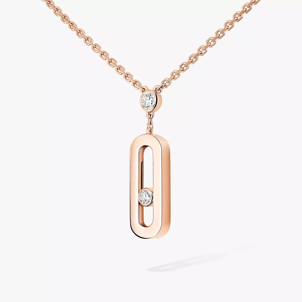 [Royal Jewellery] Move Uno Gold Diamond Long Necklace
