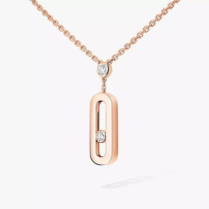 [Royal Jewellery] Move Uno Gold Diamond Long Necklace