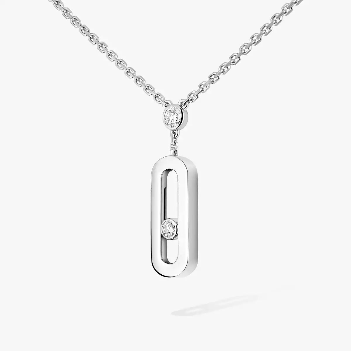 [Royal Jewellery] Move Uno Gold Diamond Long Necklace