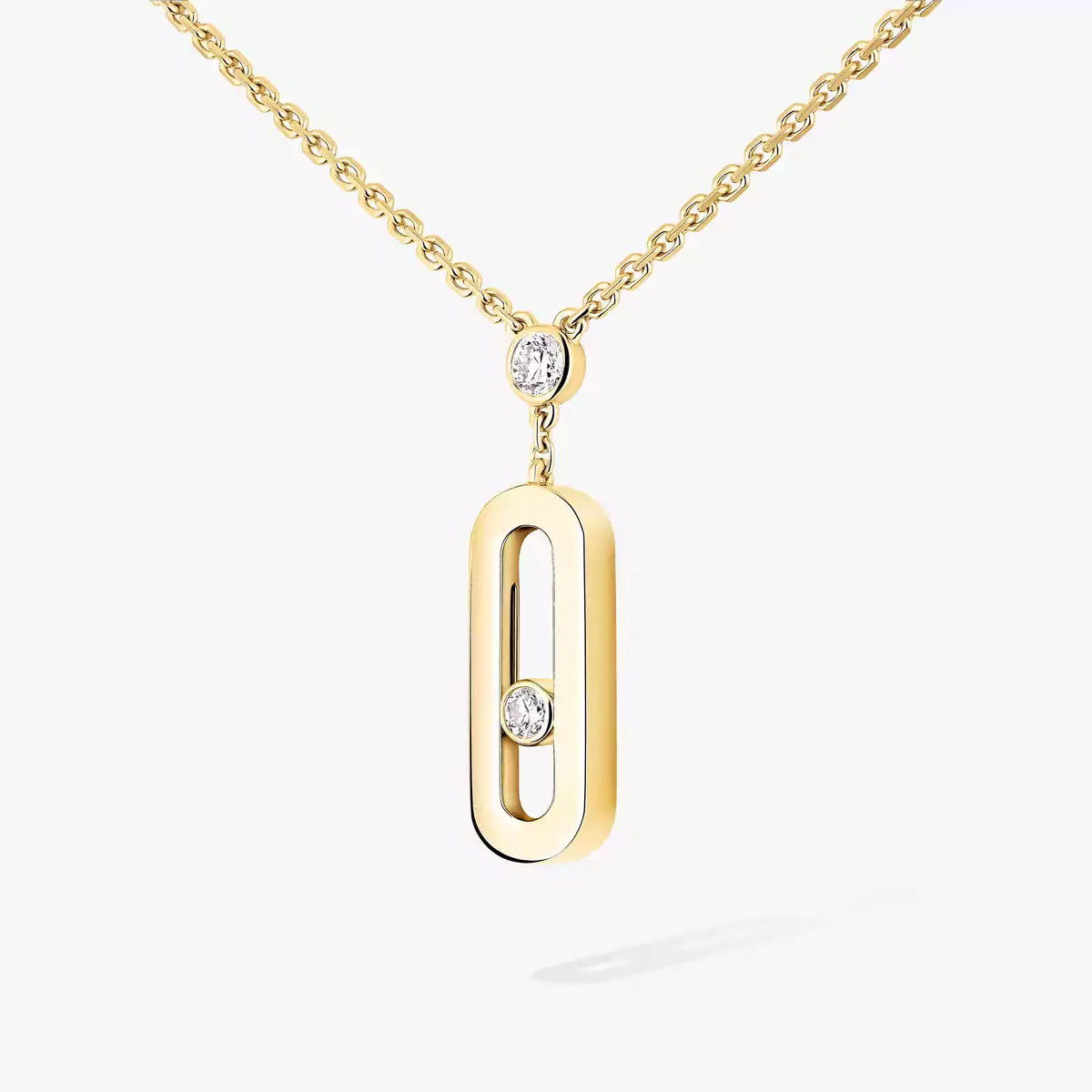 [Royal Jewellery] Move Uno Gold Diamond Long Necklace