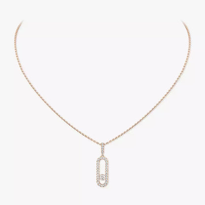 [Royal Jewellery]Move Uno Diamond Necklace in Rose Gold