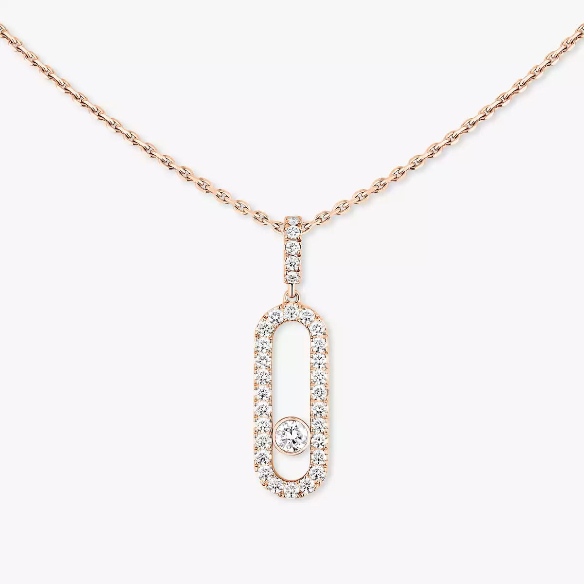 [Royal Jewellery]Move Uno Diamond Necklace in Rose Gold