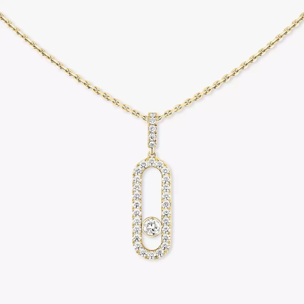 [Royal Jewellery]Move Uno Diamond Necklace in Rose Gold