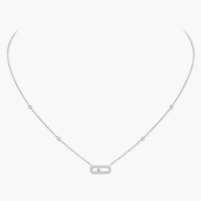 [Royal Jewellery]Diamond Necklace Move Uno
