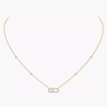 [Royal Jewellery]Diamond Necklace Move Uno