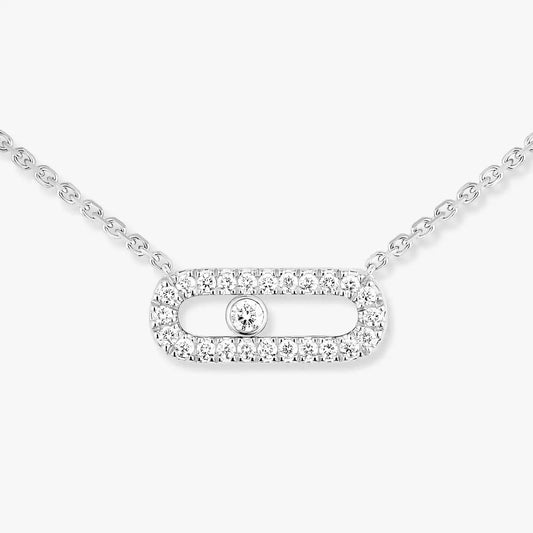 [Royal Jewellery]Diamond Necklace Move Uno