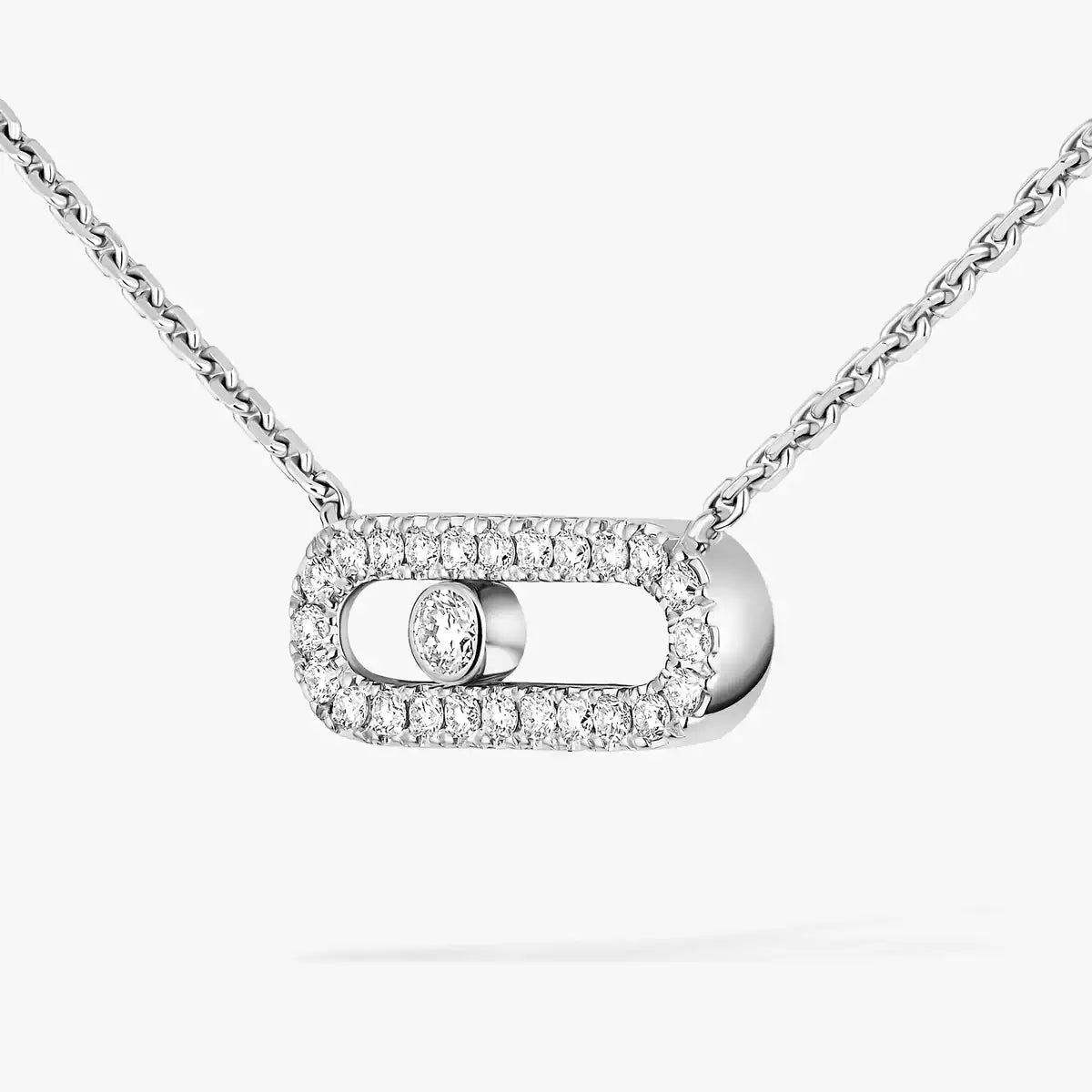 [Royal Jewellery]Diamond Necklace Move Uno