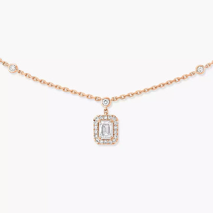 [Royal Jewellery]My Twin Diamond Necklace in Silver