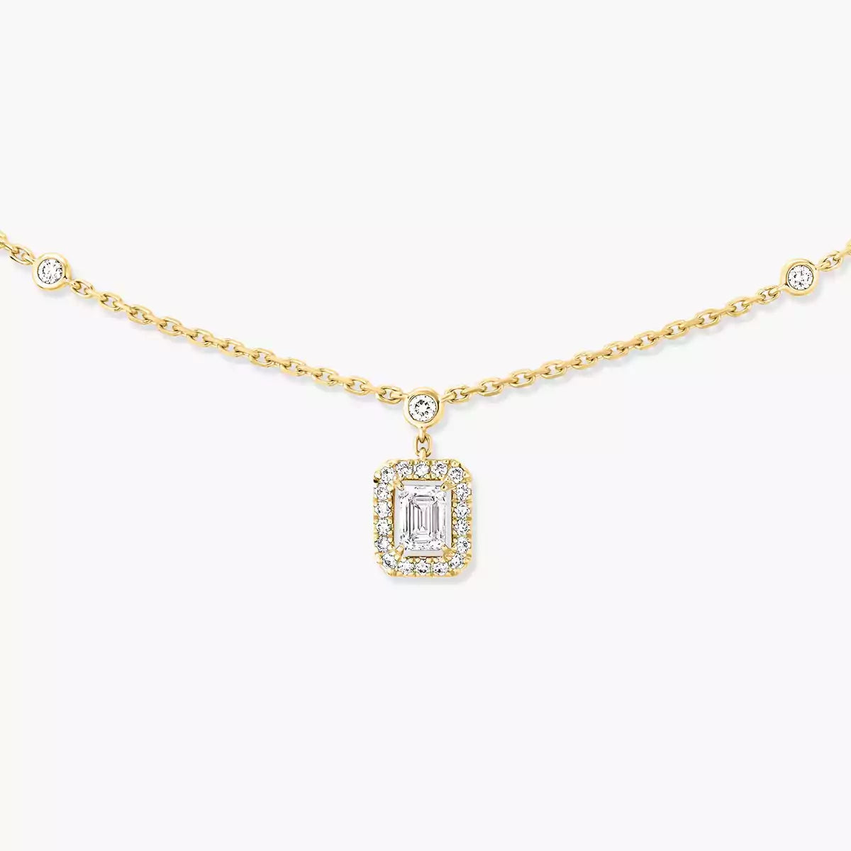 [Royal Jewellery]My Twin Diamond Necklace in Silver