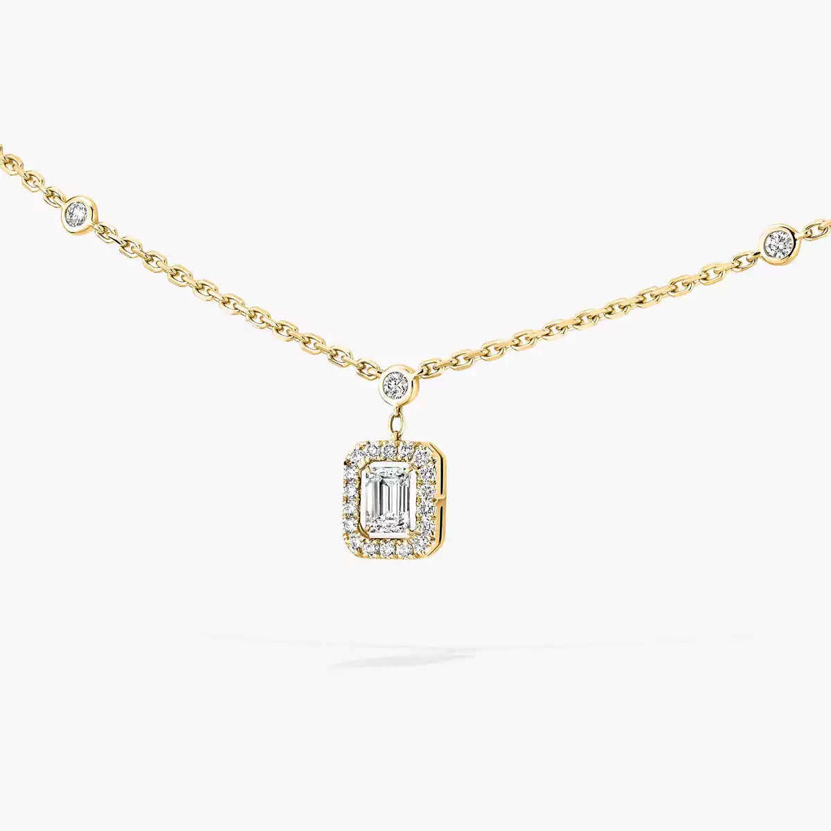 [Royal Jewellery]My Twin Diamond Necklace in Silver