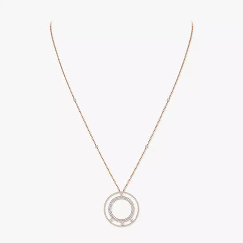 [Royal&Vicky]Move Romane Long Pave_-Set Diamond Necklace