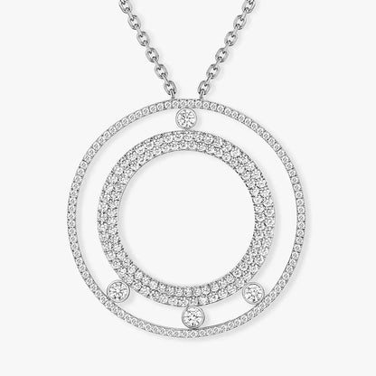 [Royal Jewellery]Move Romane Long Pave_-Set Diamond Necklace