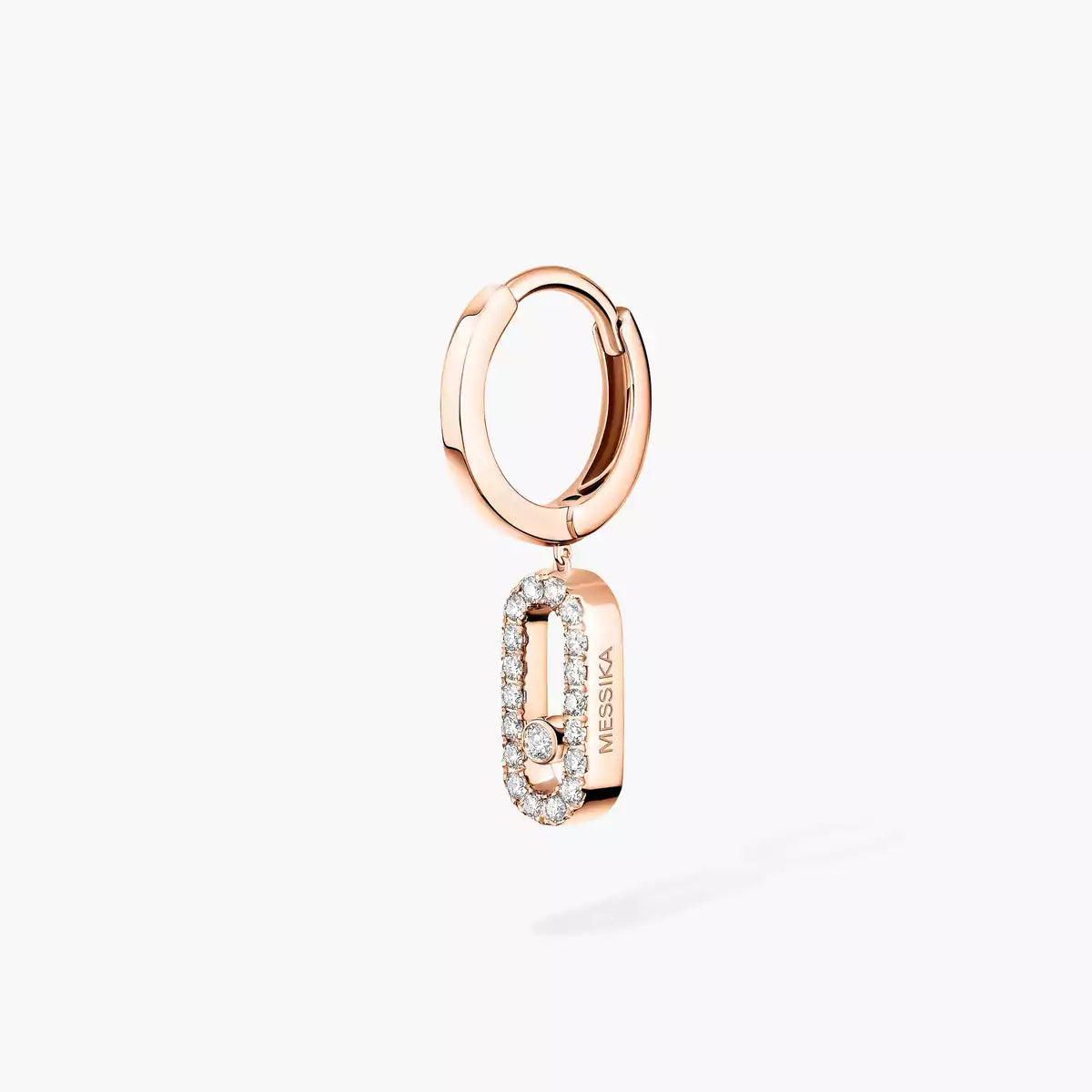 [Royal Jewellery]Move Uno Single Diamond Hoop Earring