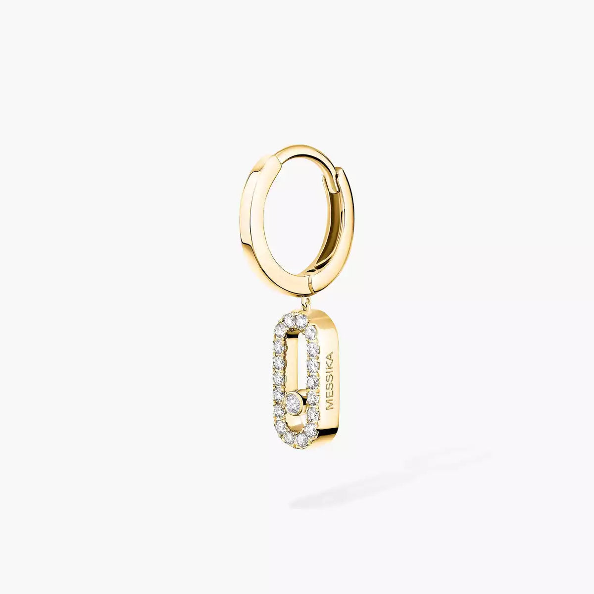 [Royal Jewellery]Move Uno Single Diamond Hoop Earring