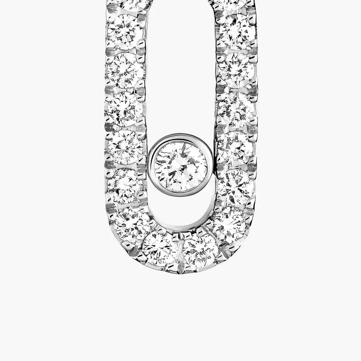 [Royal Jewellery]Move Uno Single Diamond Hoop Earring
