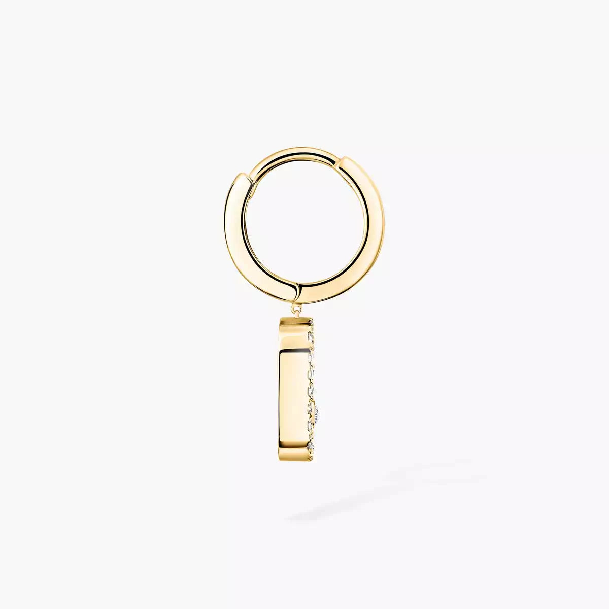 [Royal Jewellery]Move Uno Single Diamond Hoop Earring