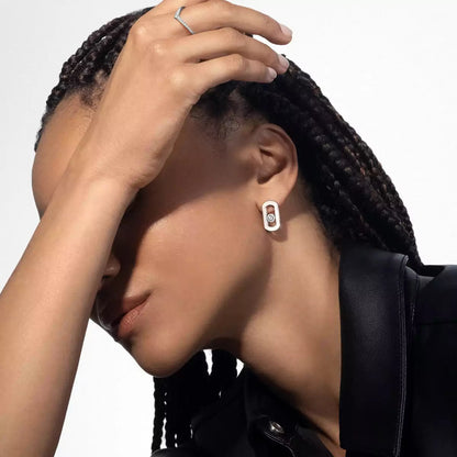 [Royal Jewellery]So Move Diamond Earrings in Yellow Gold