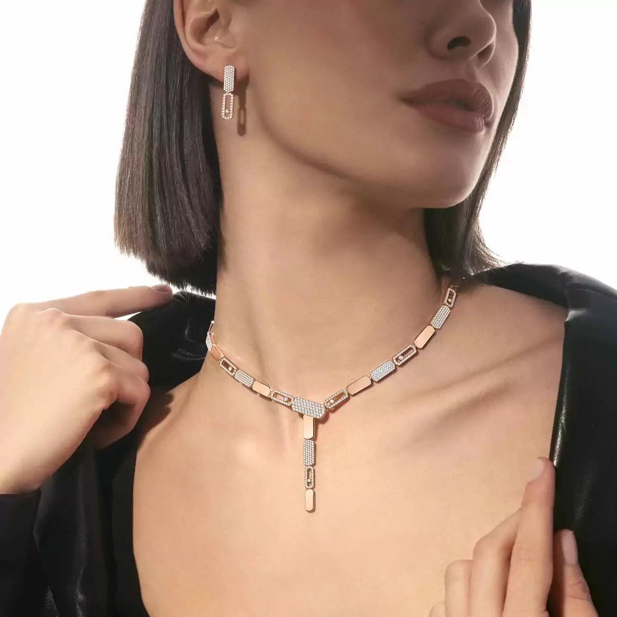 [Royal Jewellery]Imperial Move SM Diamond Earrings