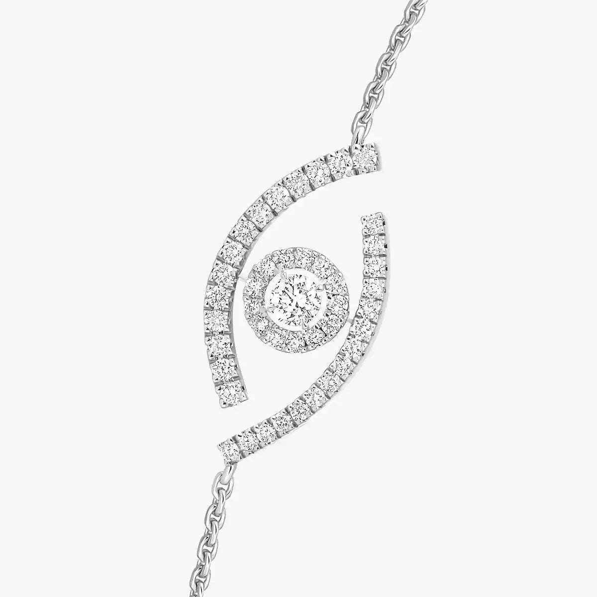[Royal Jewellery]Lucky Eye Pave-Set Diamond Bracelet