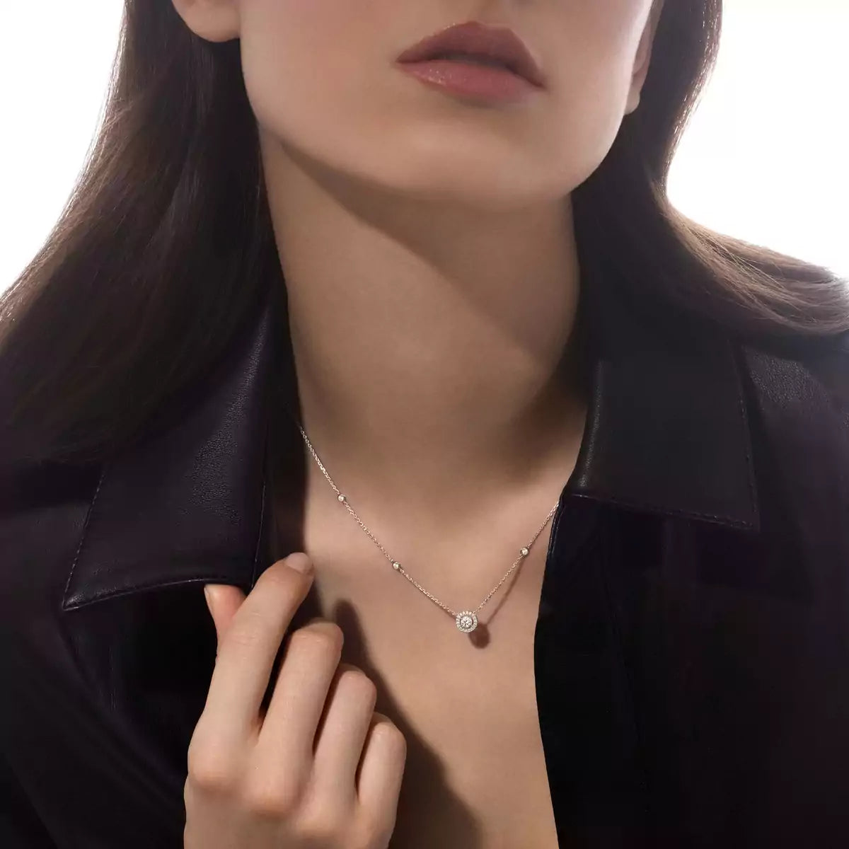[Royal Jewellery]Diamond Necklace 0,20ct Brilliant Shape Joy