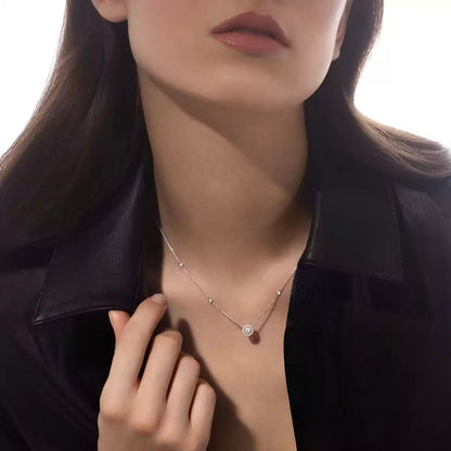 [Royal Jewellery]Diamond Necklace 0,20ct Brilliant Shape Joy