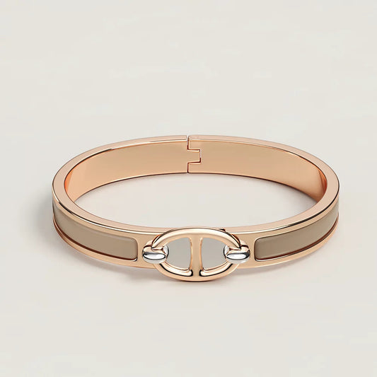 [ROYAL]CLIC CHAINE PINK GOLD BRACELET