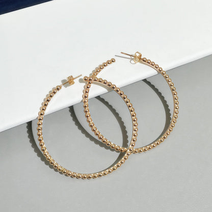 [Royal Jewellery] SMOOTH BEAD STUD EARRINGS