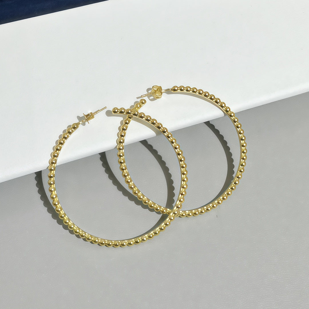 [Royal Jewellery] SMOOTH BEAD STUD EARRINGS