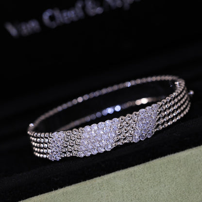 [Royal Jewellery]  FIVE-ROW DIAMOND BRACELET