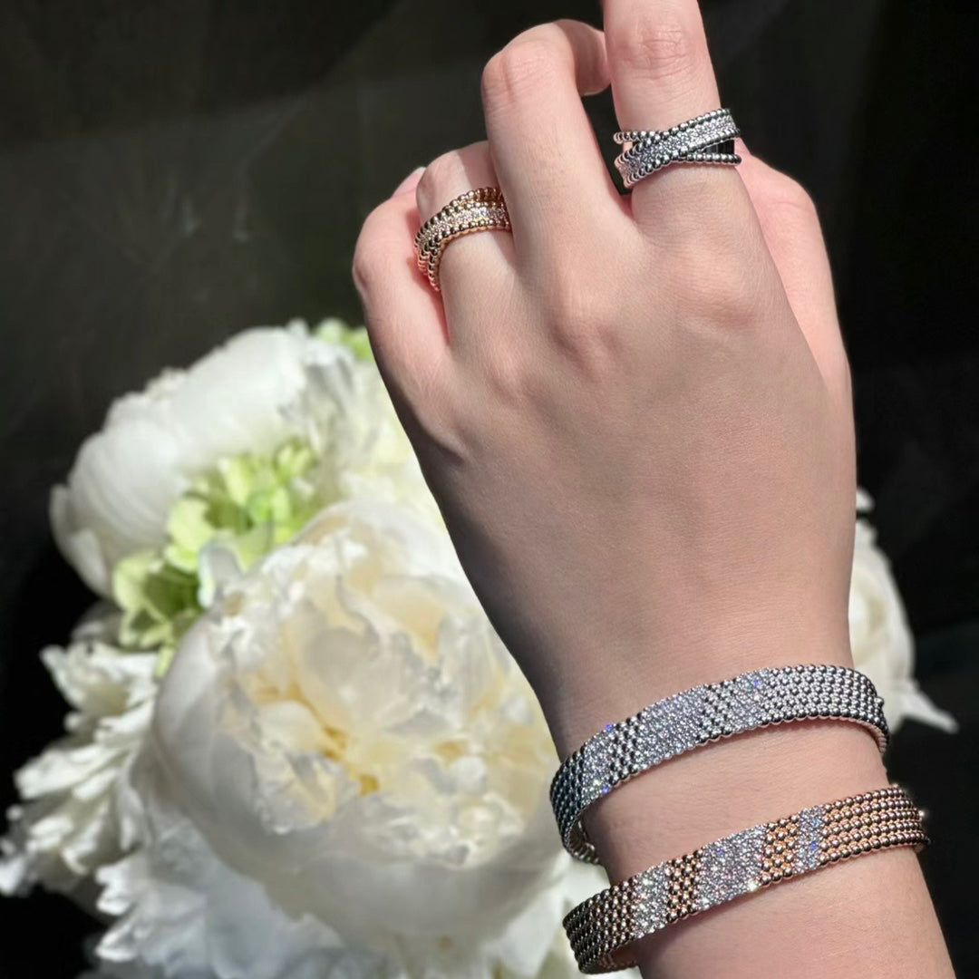 [Royal Jewellery]  FIVE-ROW DIAMOND BRACELET