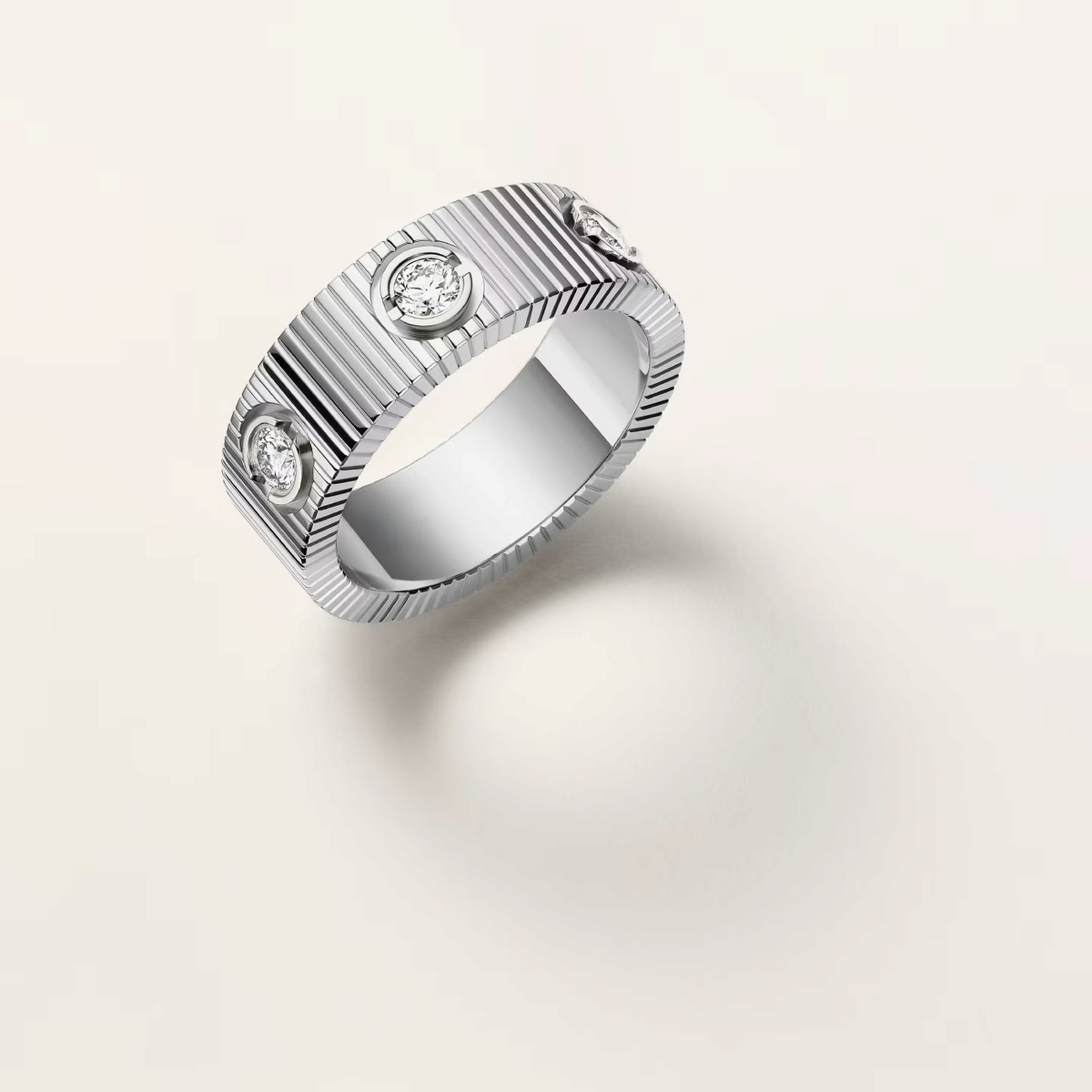 [Royal&Vicky]LOVE 6.5MM UNLIMITED RING, 6 DIAMONDS