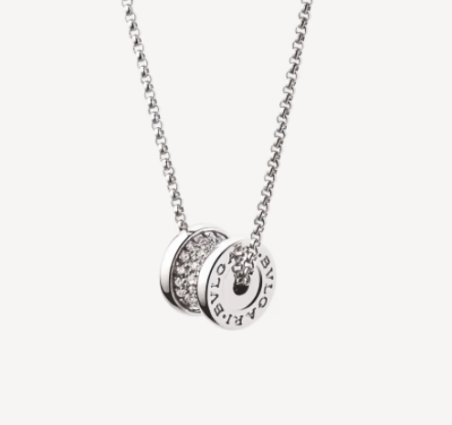 [ROYAL]ZERO 1 SILVER DIAMOND NECKLACE