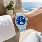 Royal Oak Pop Exclusive Steel Case With Diamond(Moissanite) & Silicone Strap