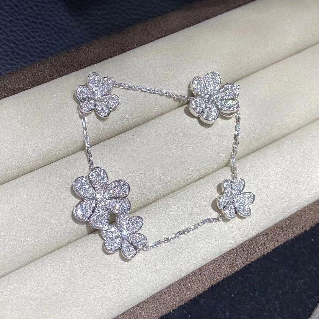 [Royal]FRIVOLE SILVER 5 FLOWERS BRACELET