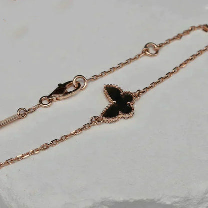 [ROYAL]BUTTERFLY ONYX  BUTTERFLY BRACELET