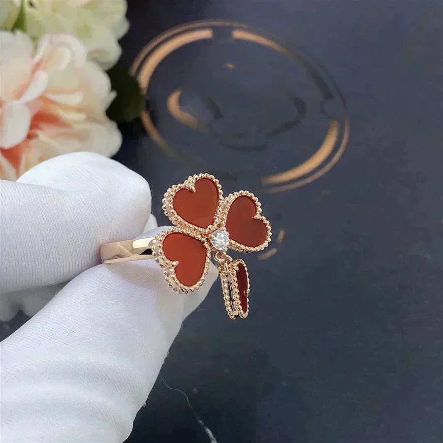 [ROYAL]SWEET CLOVER CARNELIAN RING