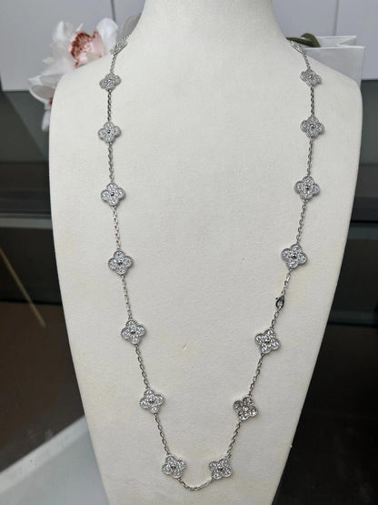 [Royal Jewellery]CLOVER 20 MOTIFS DIAMOND SILVER
