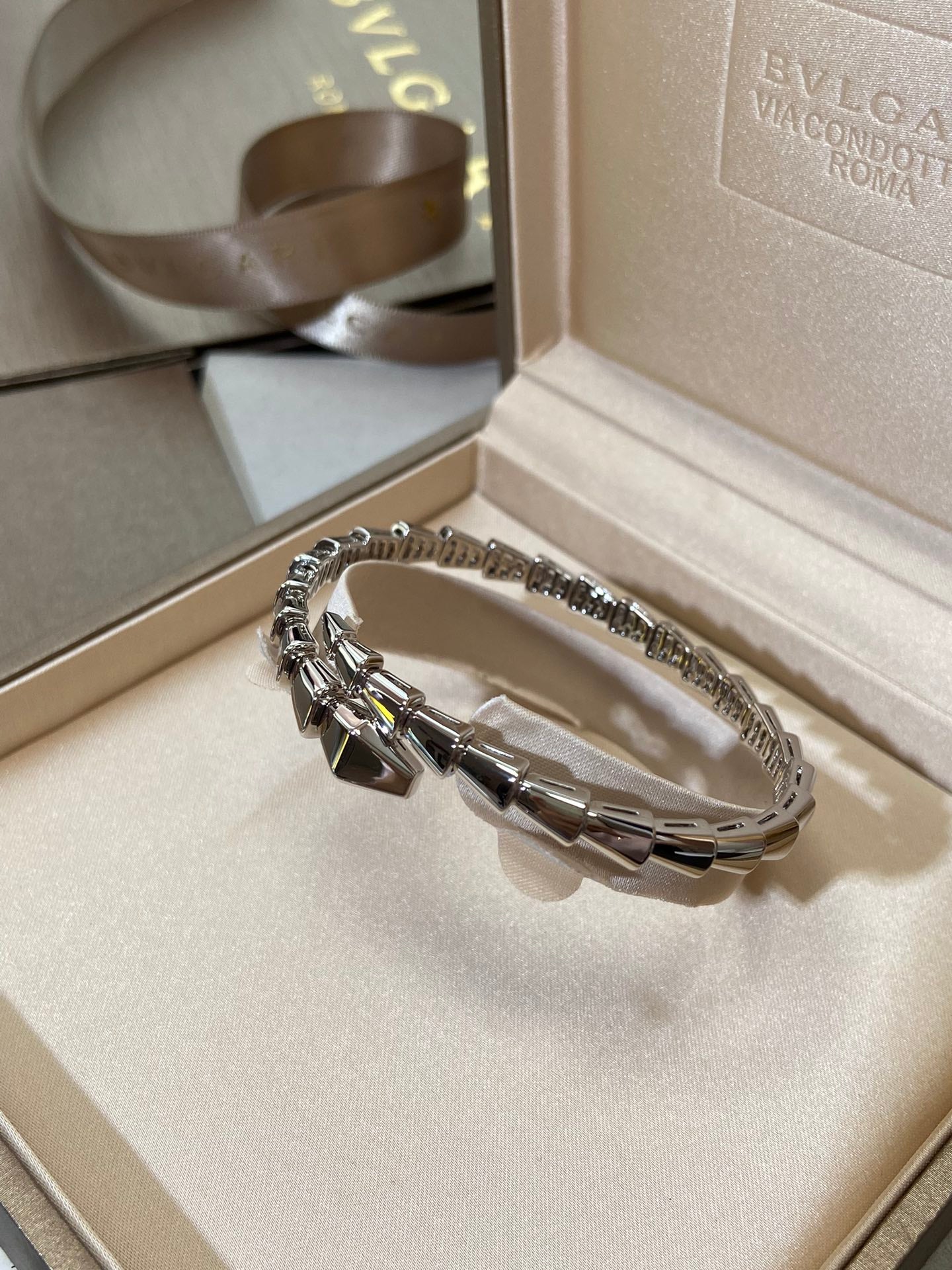 [ROYAL]SERPENTI VIPER SILVER BRACELET