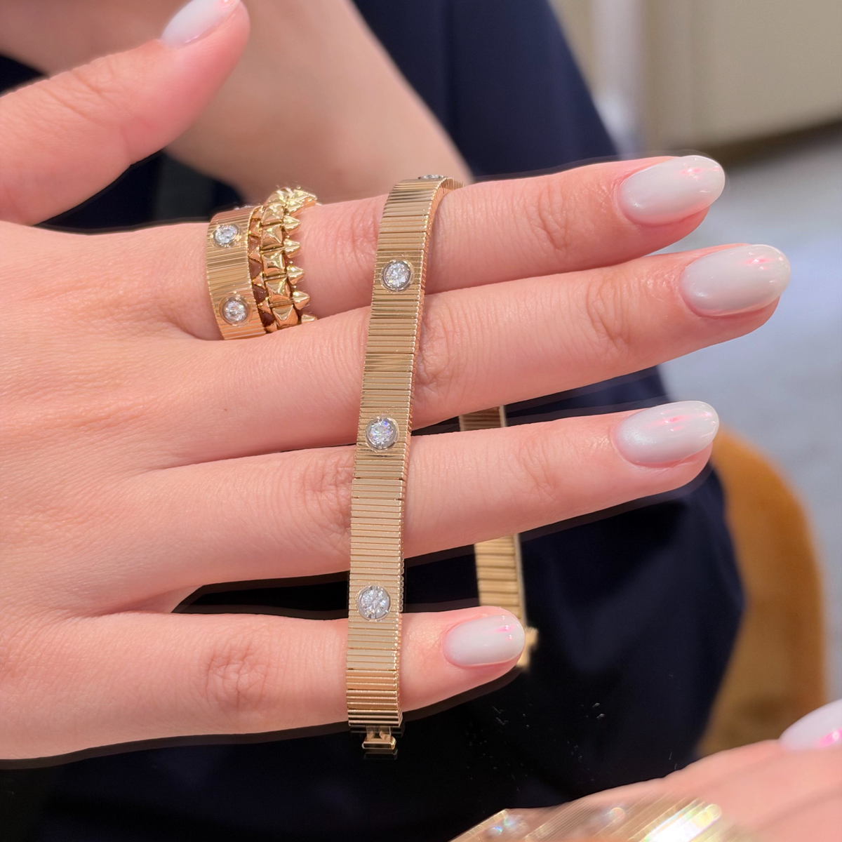 [Royal&Vicky]LOVE UNLIMITED BRACELET, DIAMONDS
